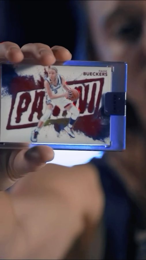 Instagram post by @paigebueckers for Panini America. Caption reads: [...] Excited to announce I’m joining the....