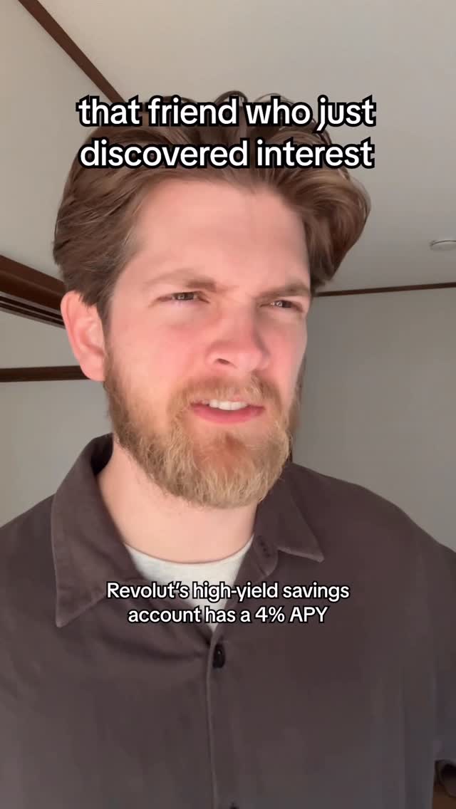 Instagram post by @drewmuxlow for Revolut. Caption reads: seriously... you REALLY should download....