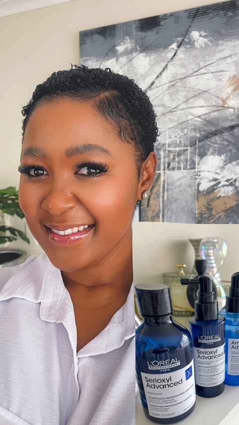 Instagram post by @spoonkie_doll for L’Oréal Professionnel Paris ZA. Caption reads: It’s officially a wrap on my 6-week journey with....