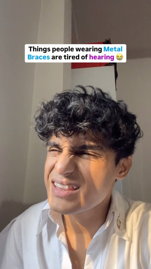 Instagram post by @thatguyayush for toothsi by makeO. Caption reads: No more metal braces & awkward Q&A sessions!! Just....