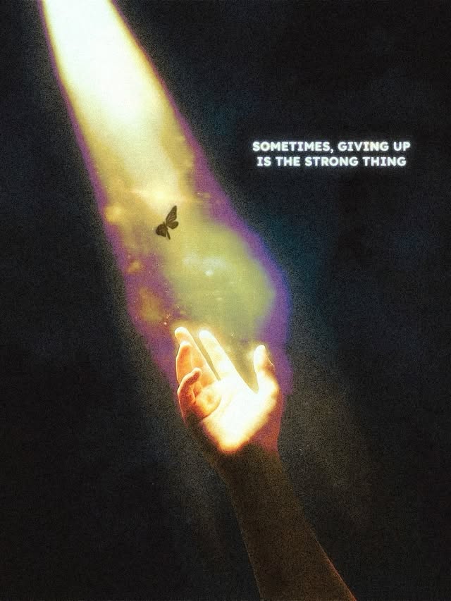 Instagram post by @the.stars.collector for Adobe Photoshop. Caption reads: the art of letting go .✦ ݁˖ “you know in your....