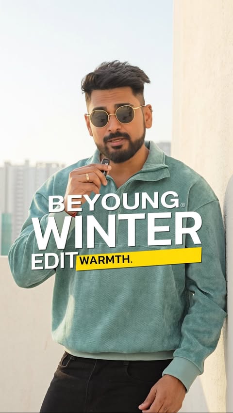 Instagram post by @rohesh_n for BEYOUNG. Caption reads: [...] a mindset, and a whole new energy😎 Beyoung....