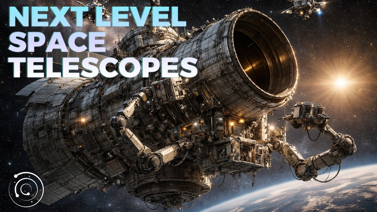 YouTube post by @CoolWorldsLab for Soundstripe. Caption reads: The Dawn of Immortal Space Telescopes.