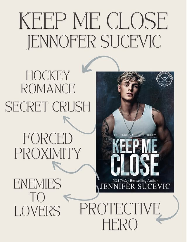 Instagram post by @the_morning_edit for Valentine PR. Caption reads: 🖤Keep Me Close🖤 Hockey Romance Enemies to Lovers....