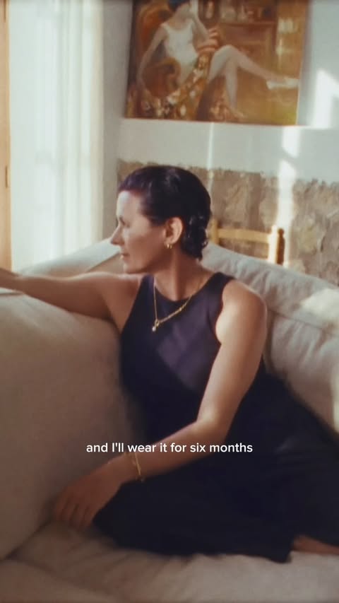 Instagram post by @garancedore for Monica Vinader Official. Caption reads: AD For author and photographer @garancedore ,....