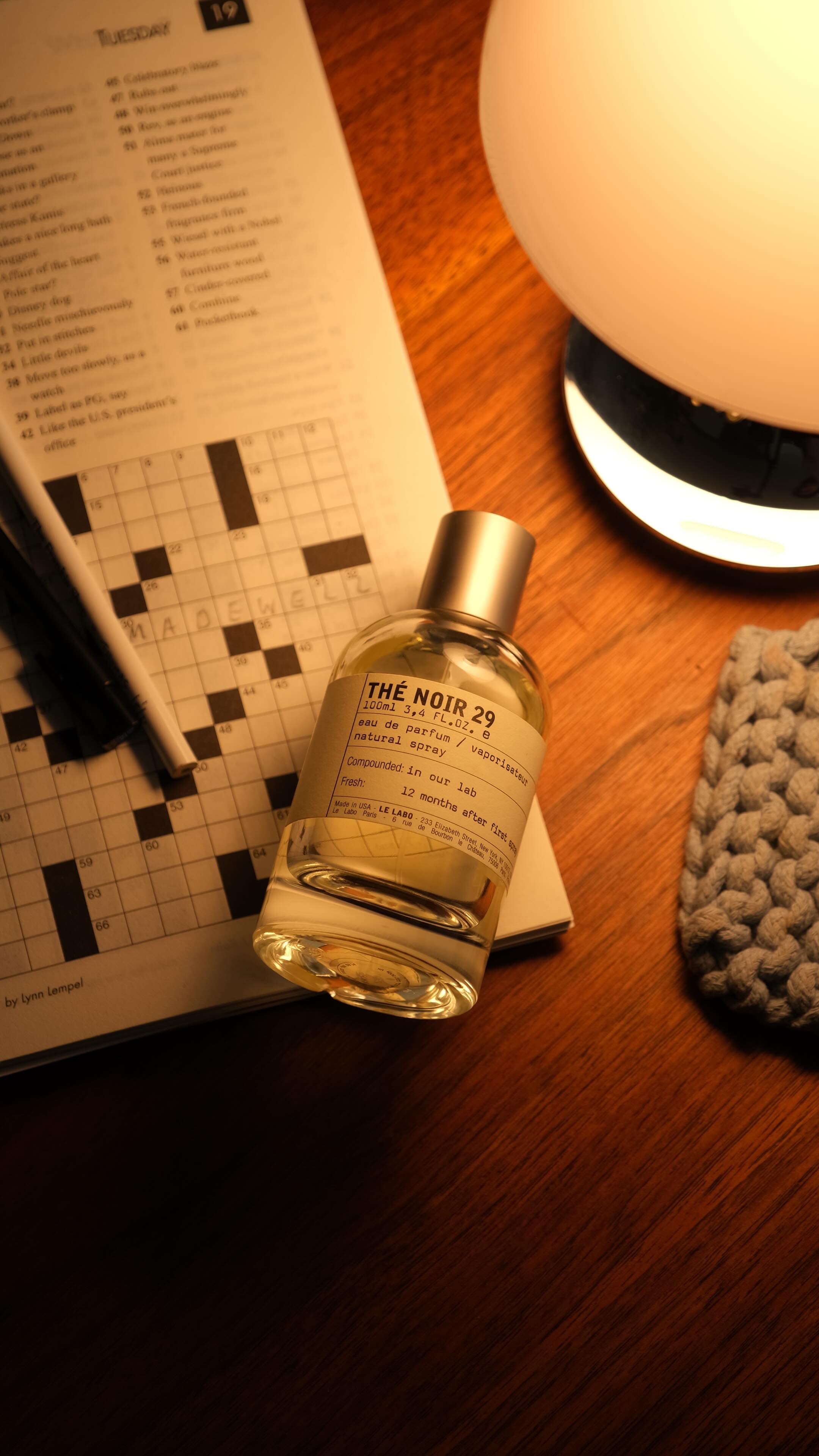 Instagram post by @theyoungwretch for Le Labo Fragrances. Caption reads: the true smell of a nyctophile 

@lelabofragrances....