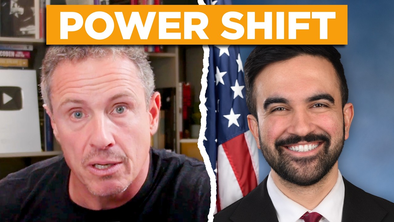 YouTube post by @chriscuomo for Leesa. Caption reads: The Real War for America Has Begun.