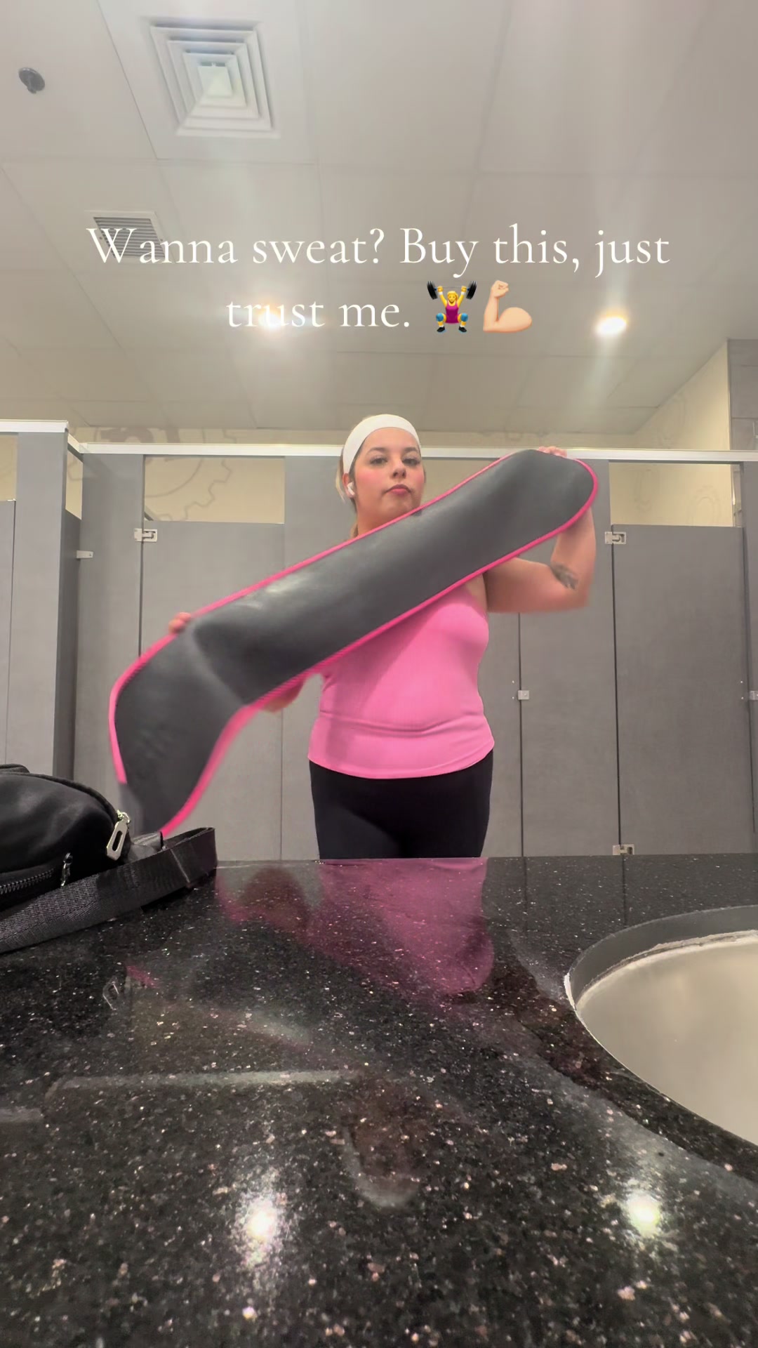 TikTok post by @glorializette825 for Sweet Sweat. Caption reads: [...] 5 pounds down letssssgoooooo!!! #sweetsweat....