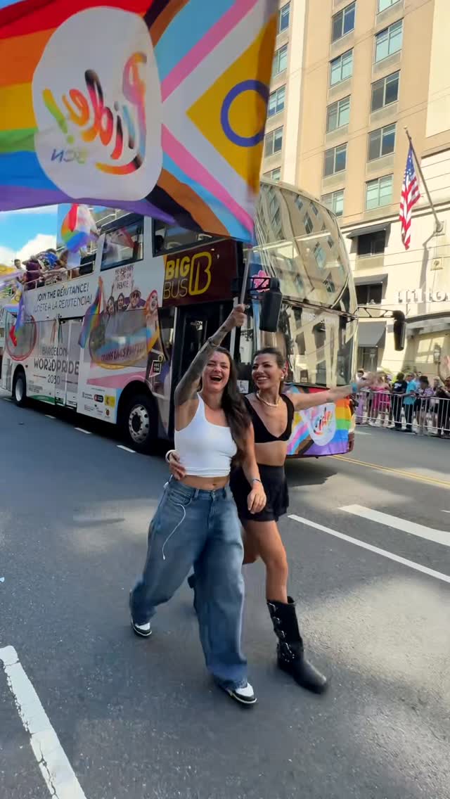 Instagram post by @onairplanemode__ for Spain. Caption reads: BARCELONA FOR WORLD PRIDE 2030! 🏳️‍🌈🇪🇸

We’re....