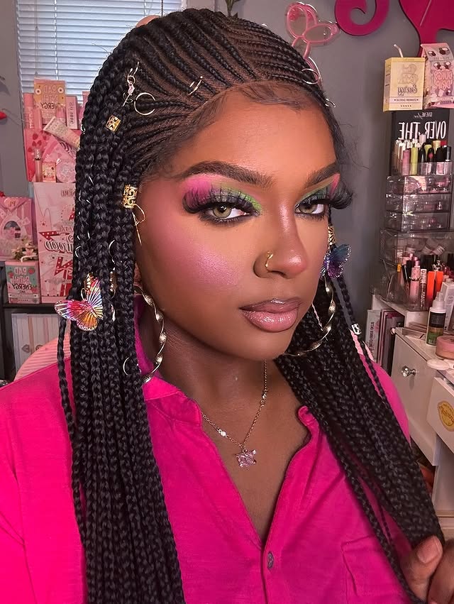 Instagram post by @zariaojanai for Bayfree Cosmetics. Caption reads: 𝕽𝖔𝖘𝖊 𝕸𝖊𝖙𝖆𝖑 𝕴𝖓𝖘𝖕𝖎𝖗𝖊𝖉....