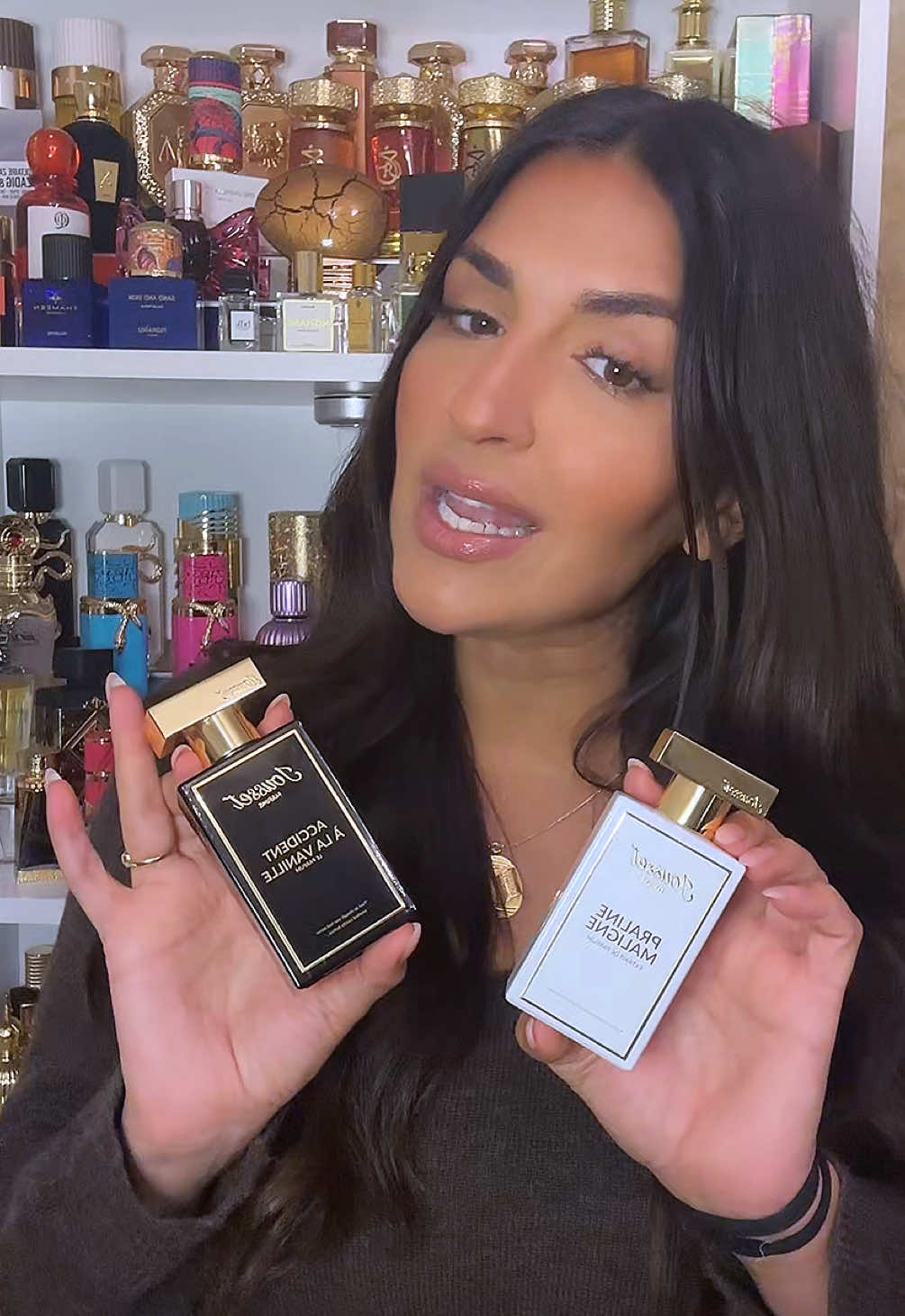 TikTok post by @imeperfumes for Jousset Parfums. Caption reads: Use ”JPIMAN10” for 10% off or the link on my....