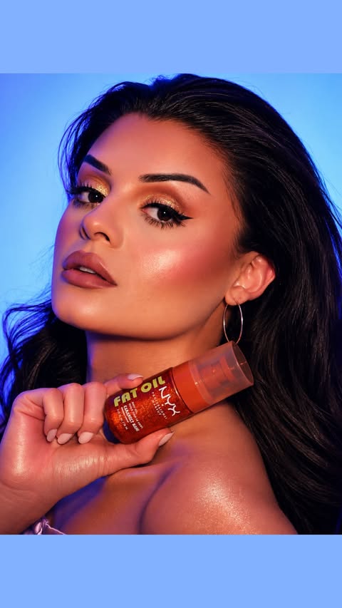 Instagram post by @fontana for NYX Professional Makeup Nordics. Caption reads: Advertisement for @nyxcosmeticsnordics • Serving....
