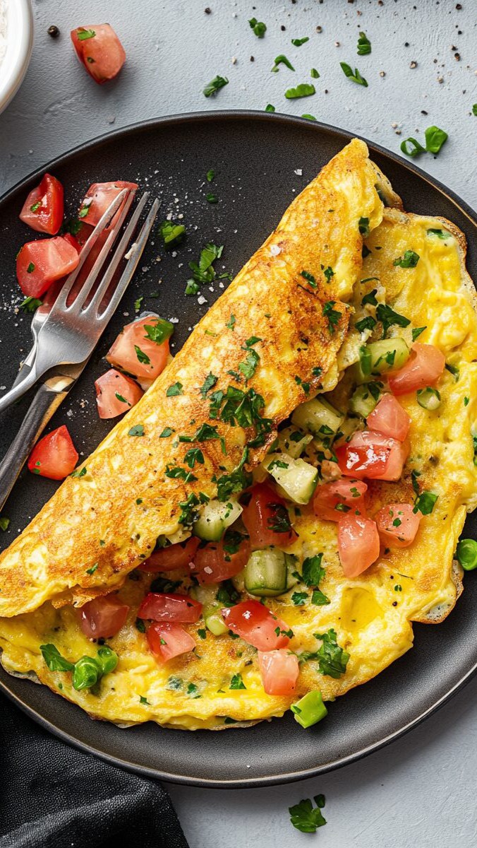 Instagram post by @roxana.bosca for PENNY Romania. Caption reads: 🇹🇷 Omletă cu legume și cașcaval (în stil....