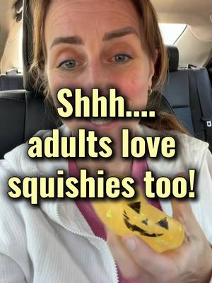 TikTok post by @k.choir.iowa.gal for Joyfy-US. Caption reads: Halloween squishies for the win! Get the whole set....