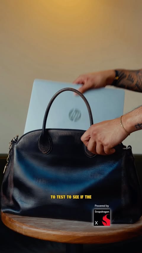 Instagram post by @alexthanhn for HP. Caption reads: [...] day without it. 😲 I’ve been using the @HP....