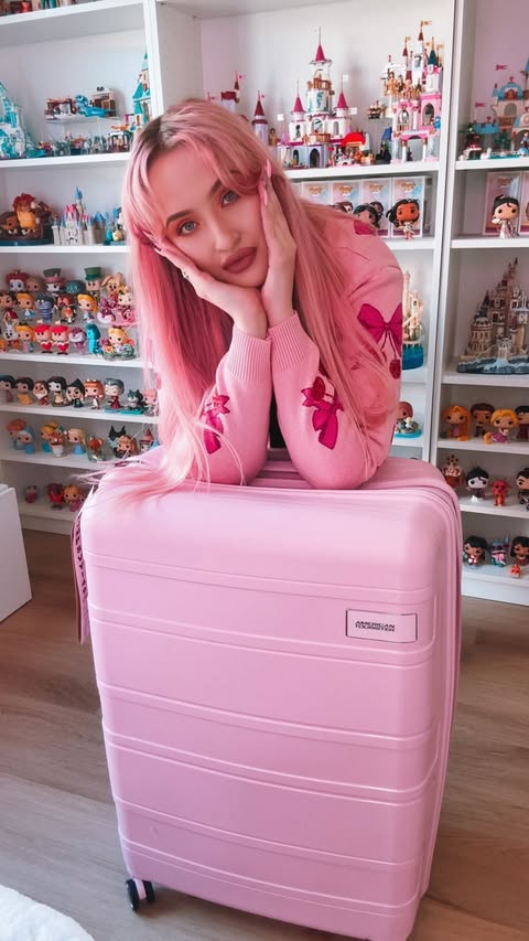 Instagram post by @everafterlaura for American Tourister. Caption reads: I was challenged to put the American Tourister....