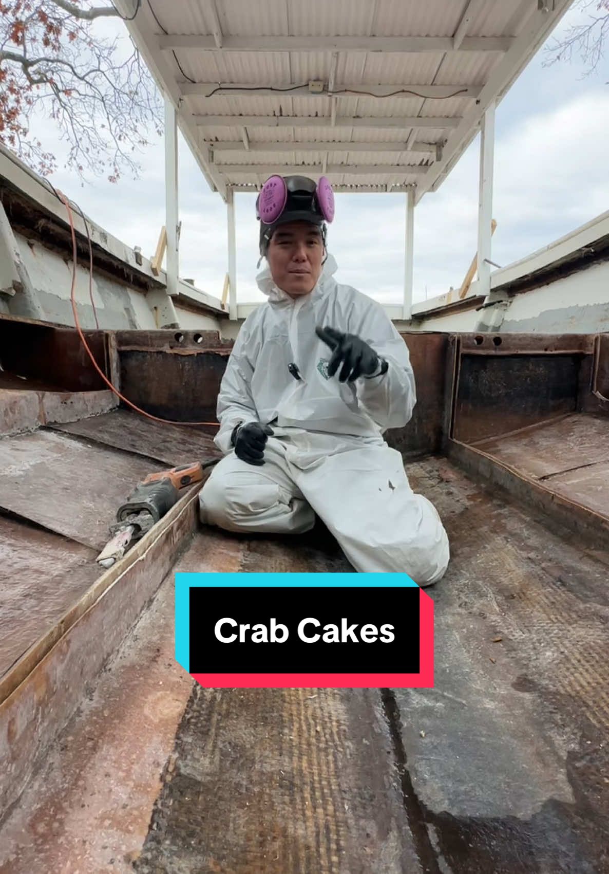 TikTok post by @fvsoutherngirl for Jimmy's Famous Seafood. Caption reads: Get the BEST crab cakes shipped to your door! Go....