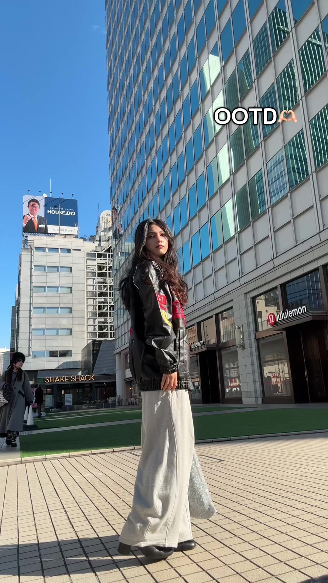 TikTok post by @bhutekobhat3 for TikTok Shop. Caption reads: OOTD check ✨ Bag : @TikTok Shop Official  Jacket :....