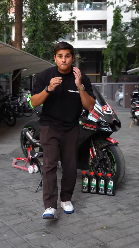Instagram post by @atharva_093 for Castrol. Caption reads: [...] 13000 RPM! 🚀
Last line of defense....
