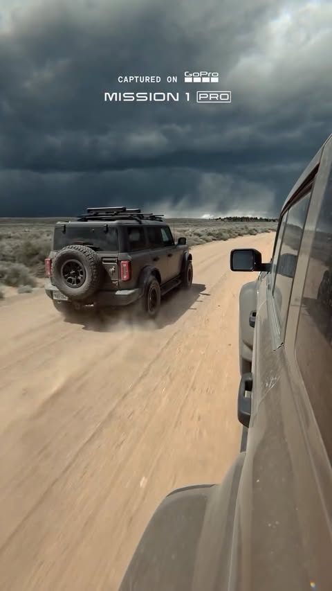 Instagram post by @abekislevitz for GoPro. Caption reads: #TeamBronco_Ambassador // Using the new GoPro....