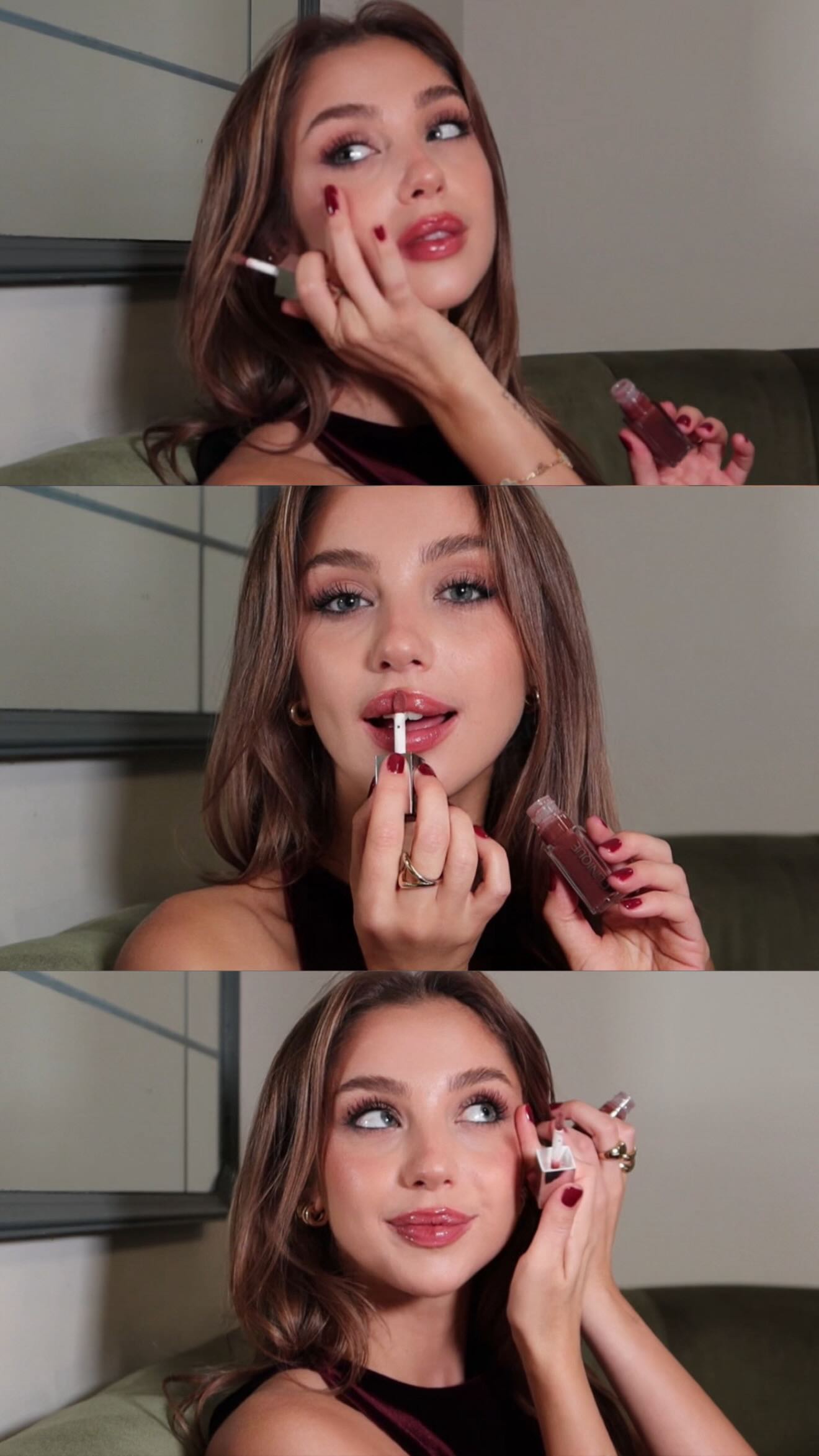 Instagram post by @carlottafiasella for Clinique Italia. Caption reads: [...] meet the new version of @cliniqueitalia....