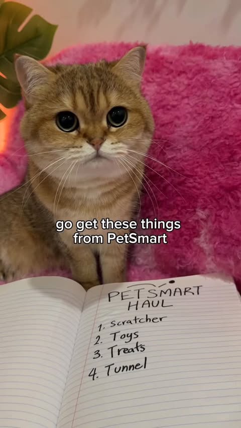 Instagram post by @papaya.cat for PetSmart. Caption reads: #PetSmartPartner Papaya came through with the....