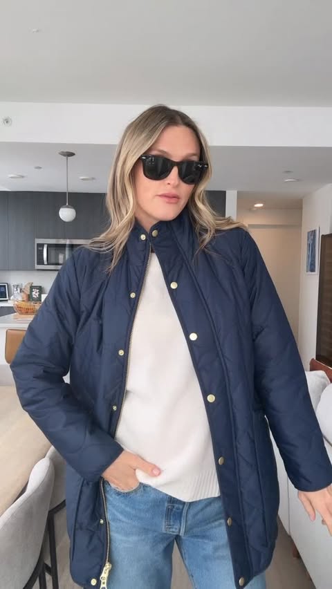 Instagram post by an influencer for Quince. Caption reads: Clearly, I'm a huge fan of the Quince cashmere....
