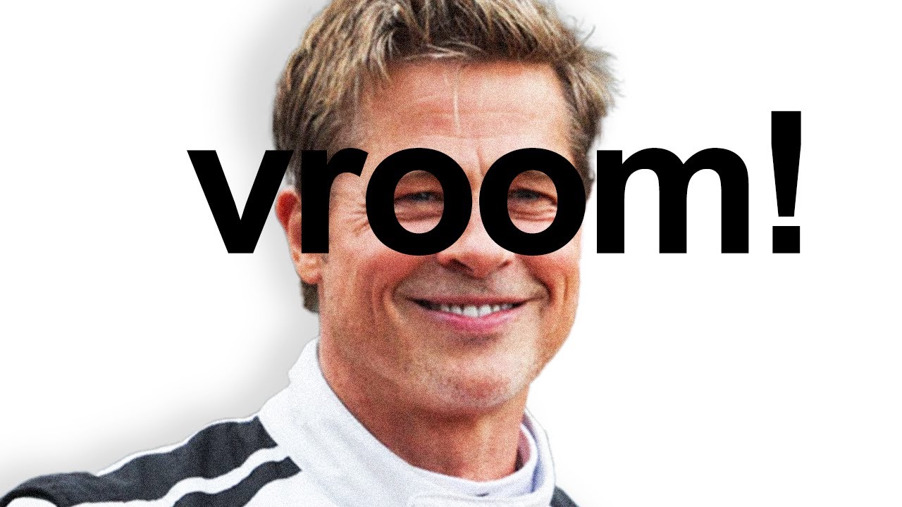 YouTube post by @KarstenRunquist for Squarespace. Caption reads: The F1 Movie Is a Thing.