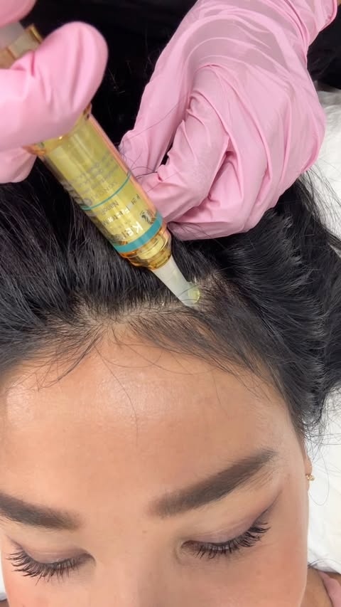 Instagram post by @joleendiaz for LaserAway. Caption reads: [...] Super excited to see the progress!....