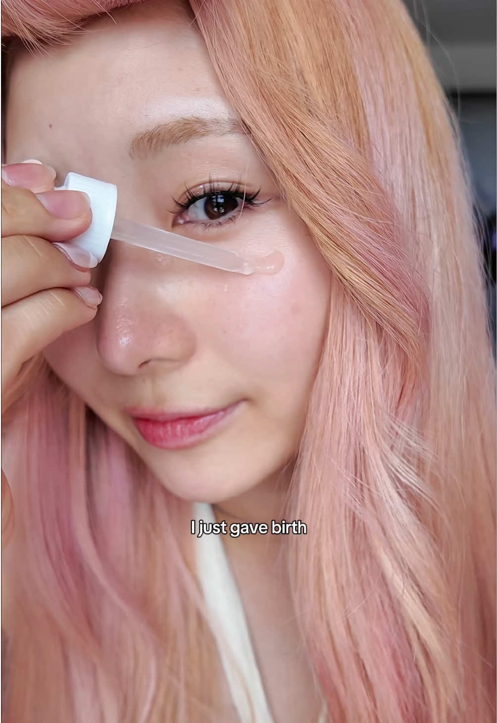 TikTok post by @yunalatte.uk for Beauty of Joseon. Caption reads: [...] postpartum glass skin secret 😌🤍 @Beauty of....