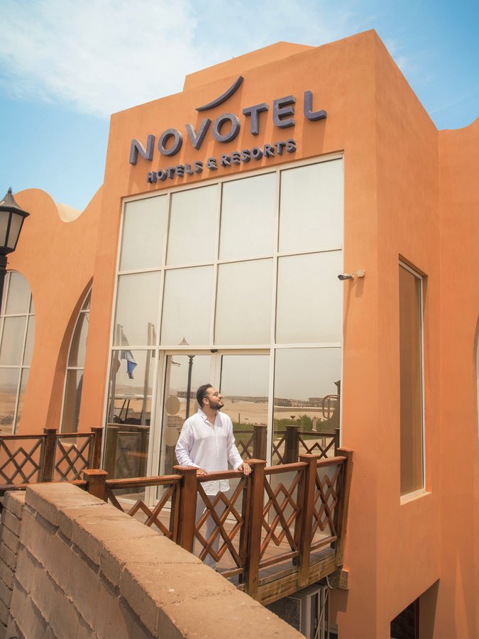 Instagram post by @novotelhotels for Novotel Mohammédia. Caption reads: I didn’t realize how much I needed a reset — until....