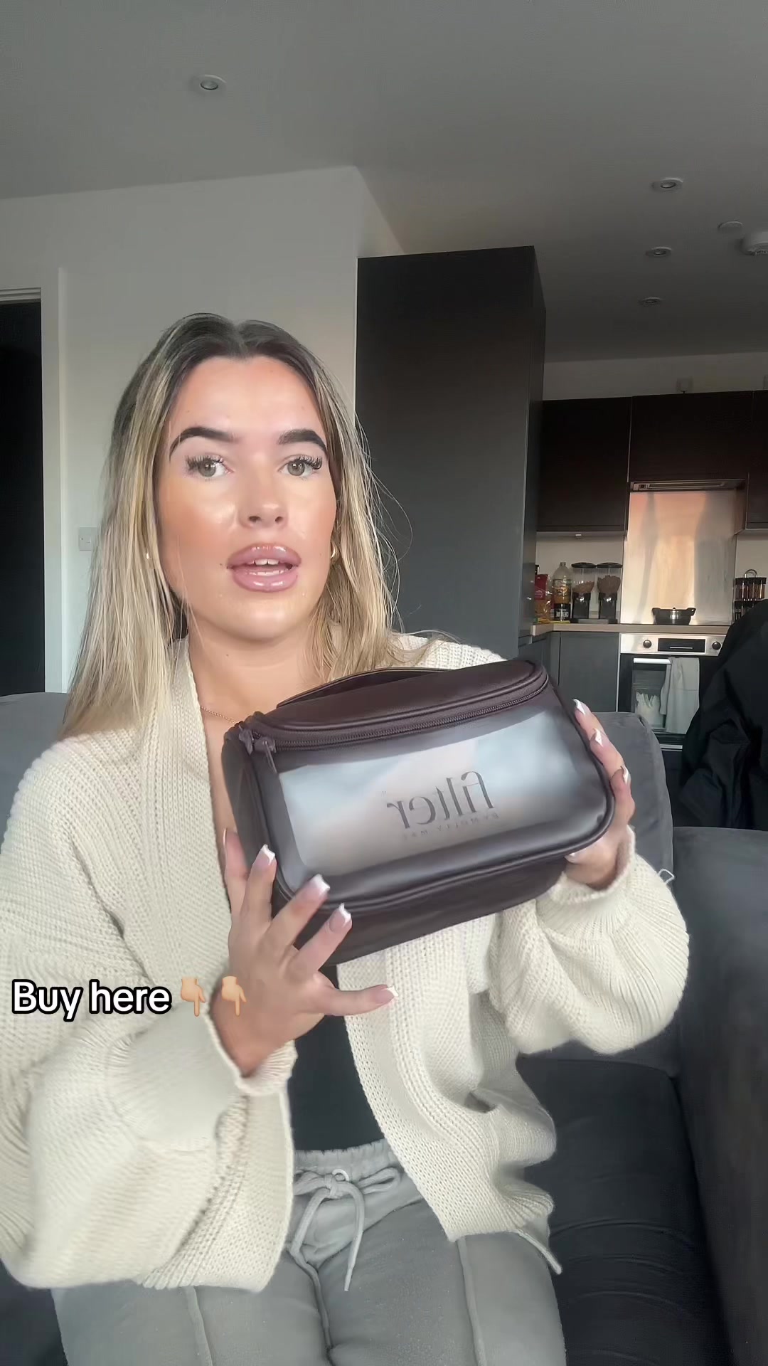 TikTok post by @annabelkershaw for FILTER BY MOLLY-MAE. Caption reads: £27 this black friday! 🤎🖤 @filterbymollymae....