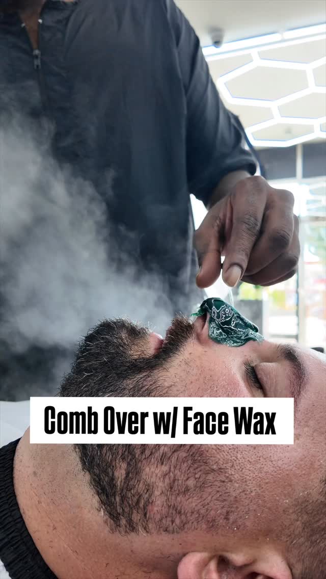 Instagram post by @vinniecamilleri for The Beard Struggle. Caption reads: Comb over clean ✂️🔥 Nose wax refresh 😳💨 + hot....