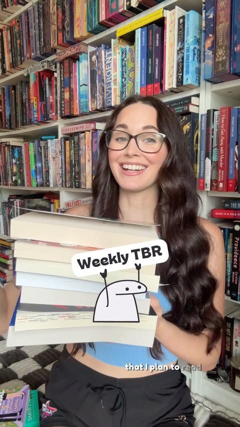 Instagram post by @bethanys_books11 for Flatiron Books. Caption reads: Weekly TBR! 📚🍂 📖Tempest by Victoria Aveyard*....