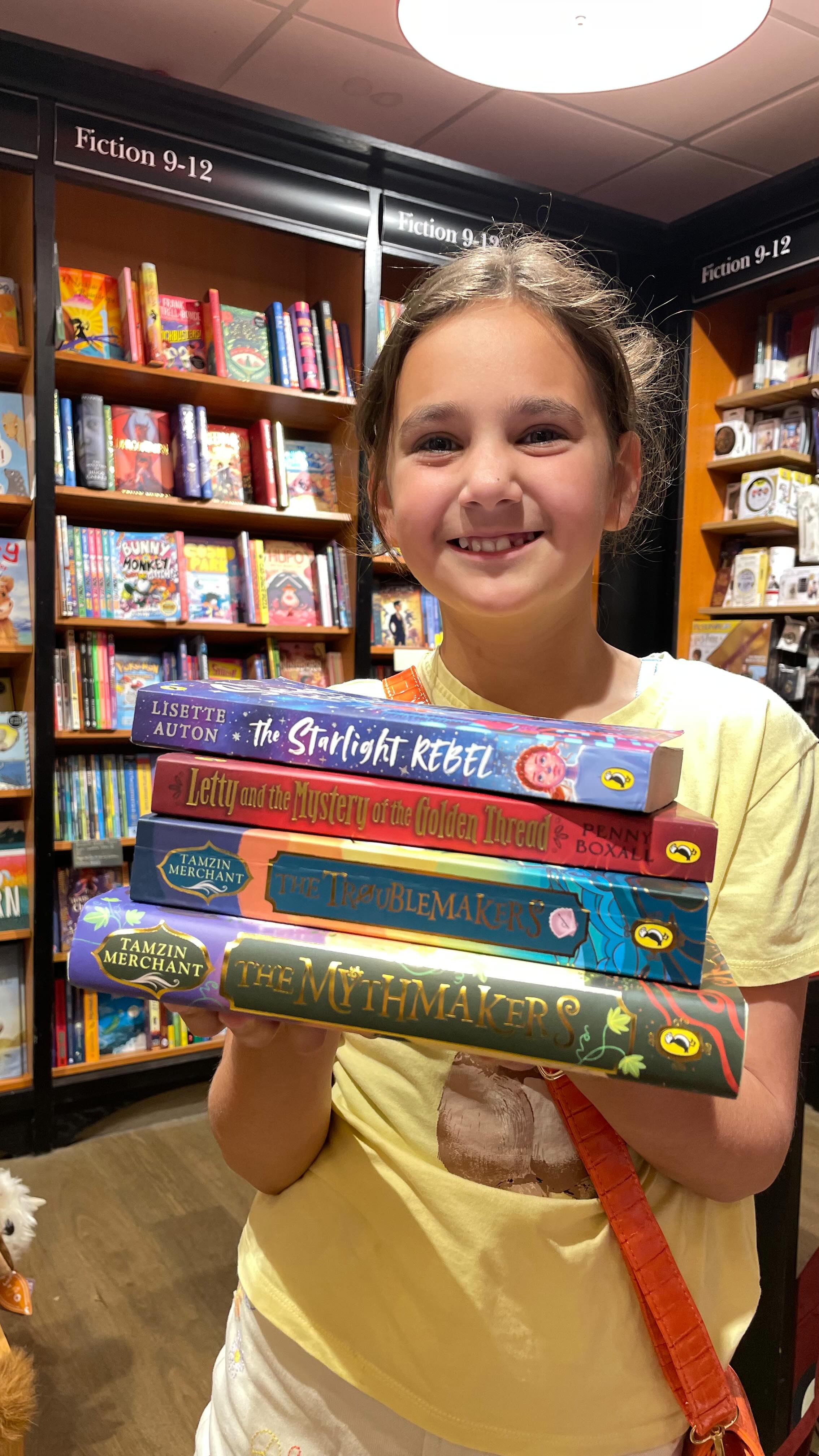 Instagram post by @bookbairn for Puffin Books. Caption reads: We came for a summer bookshop browse… and left....