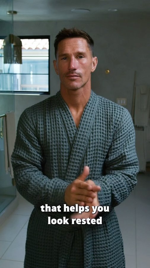 Instagram post by @tylerjwwood for AV Laboratories. Caption reads: Complex skincare reduced to A simple Two step....