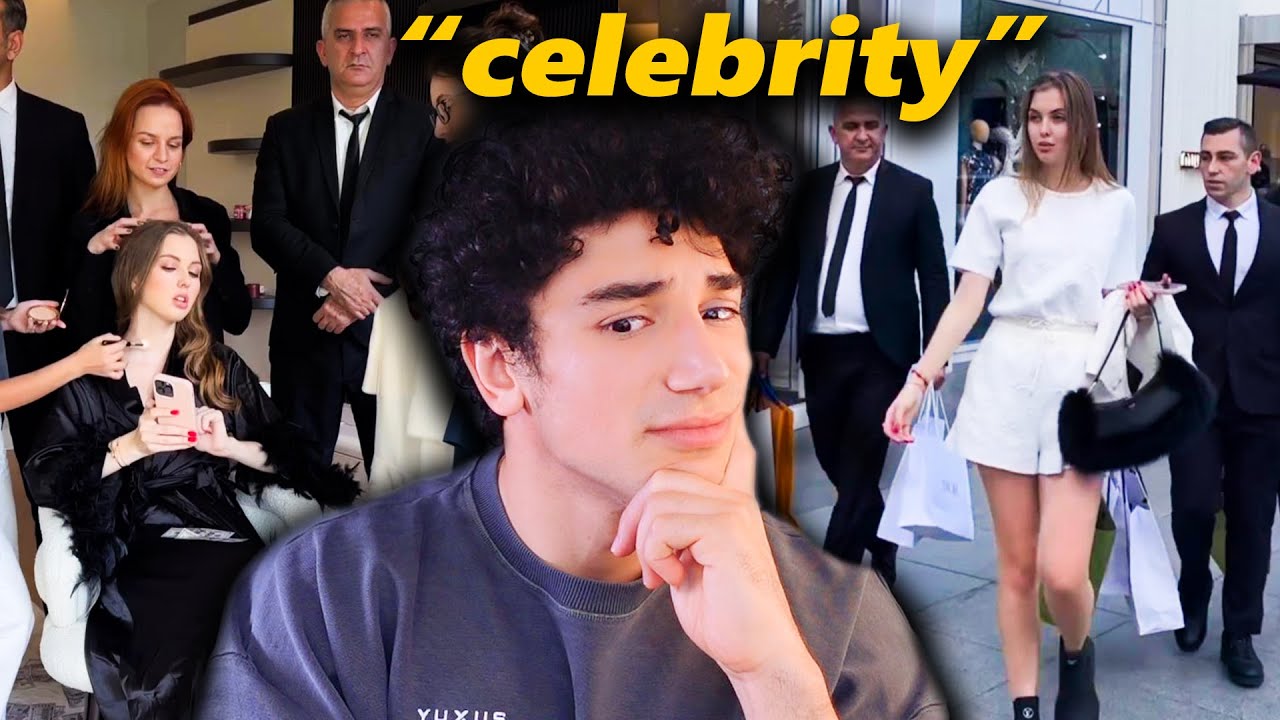 YouTube post by @RebalD for YouNow. Caption reads: TikTok's BIGGEST Delulu Girl 💅.