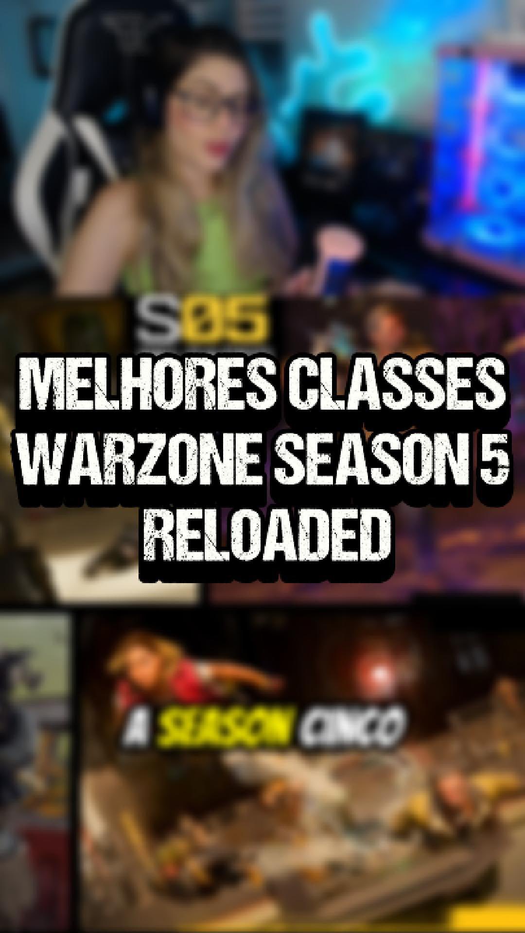 Instagram post by @gihpilotto for Call of Duty. Caption reads: Confira as 6 classes meta da temporada 5....