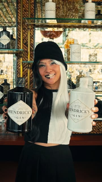 Instagram post by @mrrlittle for HENDRICK'S GIN. Caption reads: @mrrlittle asks for a Hendrick’s. Then another....
