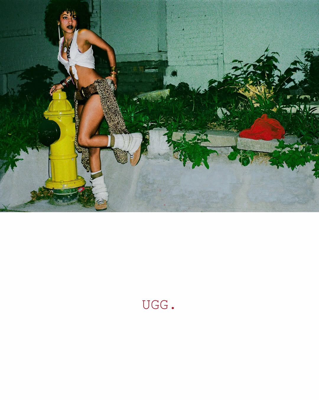 Instagram post by @prinxess.ronnie for UGG. Caption reads: I don’t make the rules it’s— UGG season.....