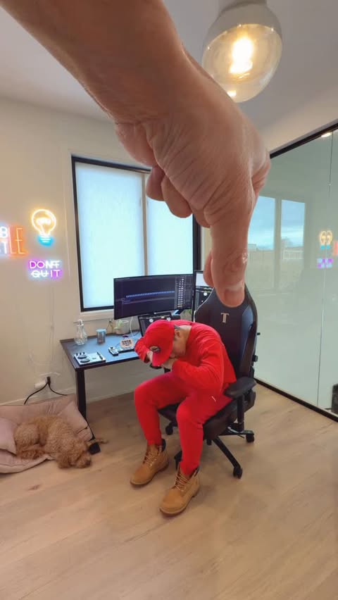 Instagram post by @ed.it.son for Minute Rice. Caption reads: Editing sessions can get tiring. Minute Rice....