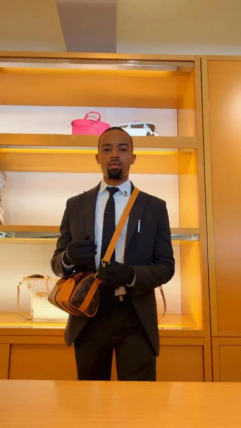Instagram post by @jalynemon for Louis Vuitton. Caption reads: [...] in Monogram Archive? #clientadvisor....