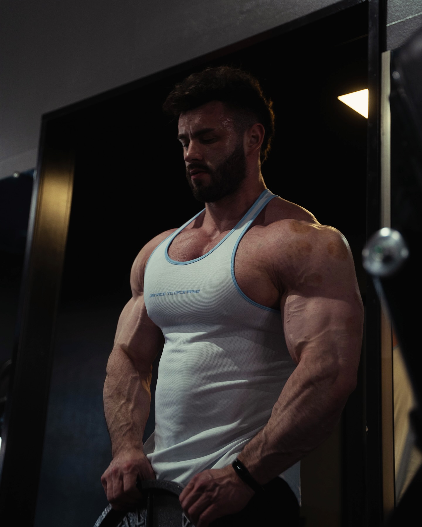 Instagram post by @andypbodybuilding for Jed North. Caption reads: Making every day count🎯 @jed_north 
Code: AP15🫡....