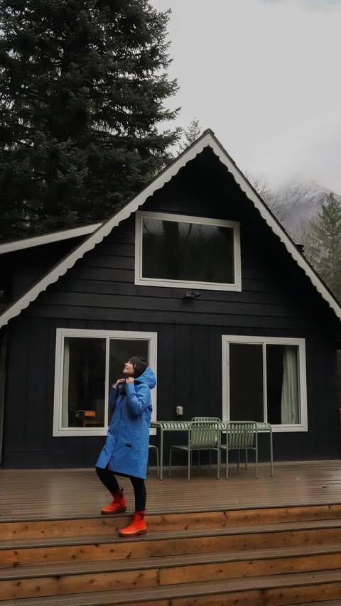 Instagram post by @alittlerainey for Merry People. Caption reads: [...] adventures - I’ve been living in my....