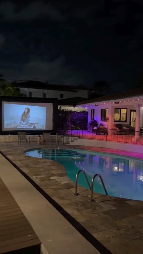 Instagram post by @americagaleri for Lepro. Caption reads: I decorated my home and backyard with Lepro’s E1....