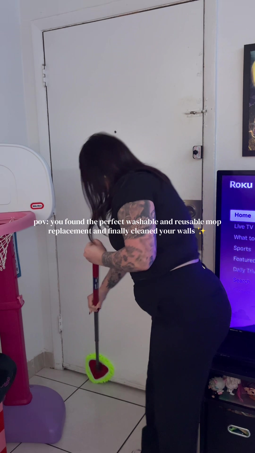 TikTok post by @kirstencuevass for KEEPOW. Caption reads: The mom hack I didn't know I needed 😭 @KEEPOW_US....