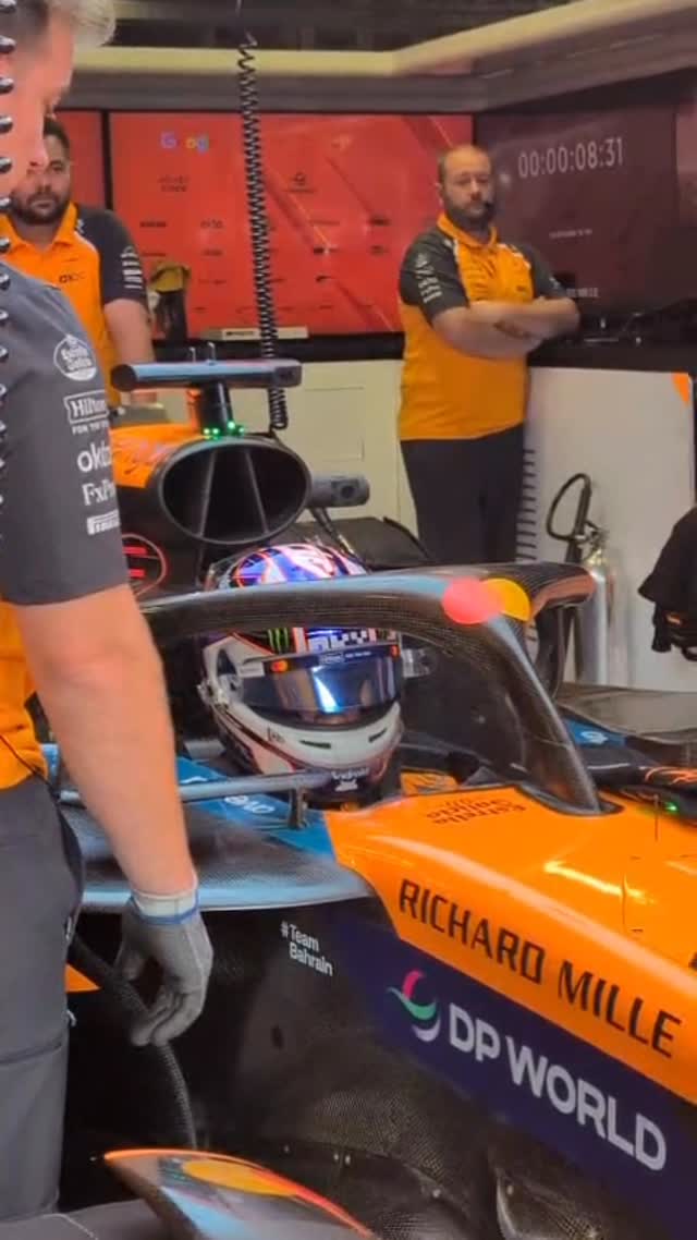 Instagram post by @alexdunneracing for Mclaren. Caption reads: Alex ready for his next adventure in the MCL39....