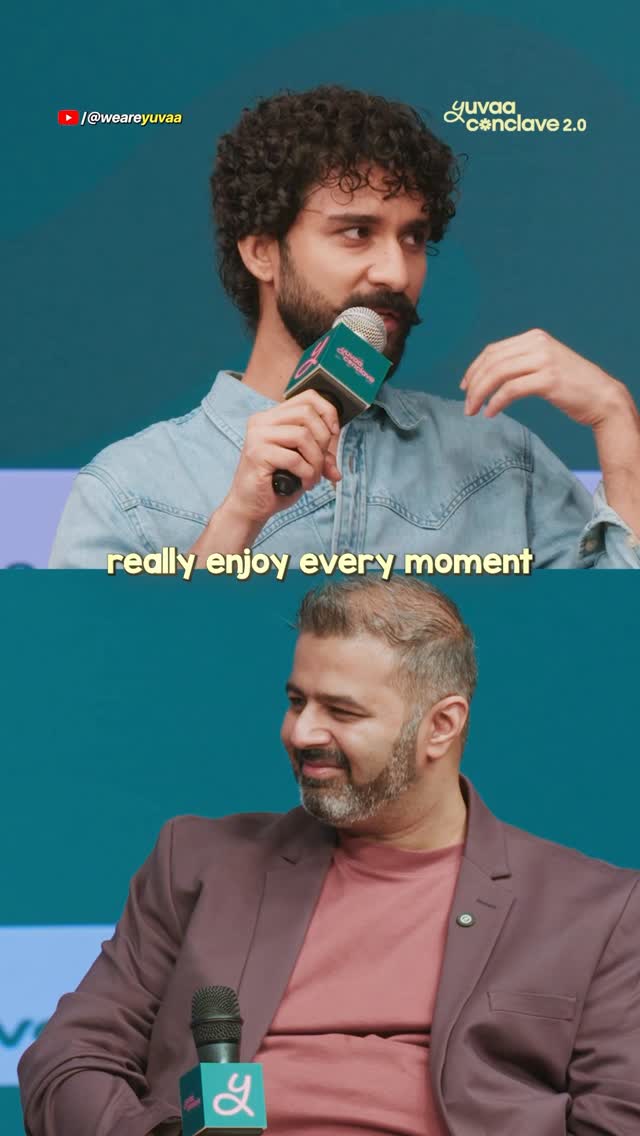 Instagram post by @tanejamainhoon for Yuvaa. Caption reads: [...] fireside chat with Nikhil Taneja at the....