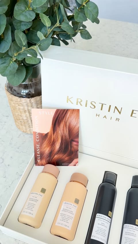 Instagram post by @chinagerona for Kristin Ess Hair. Caption reads: [...] could never go wrong with anything....