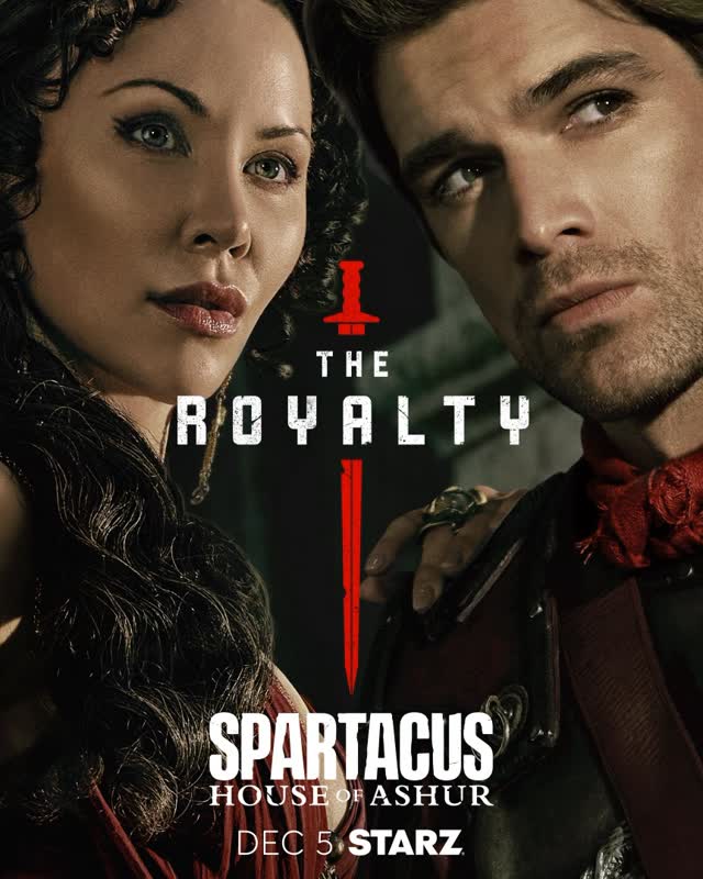 Instagram post by @jackson_gallagher_ for STARZ. Caption reads: A power couple for the ages. @jaimeslaterofficial....